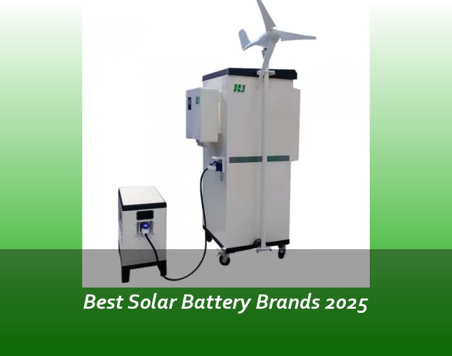 Best Solar Battery Brands 2025
